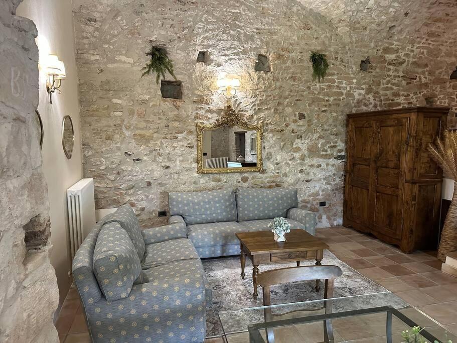 All Stone Horse Stable Converted To Elegant Apartment - Baltimora Spoleto Exteriör bild